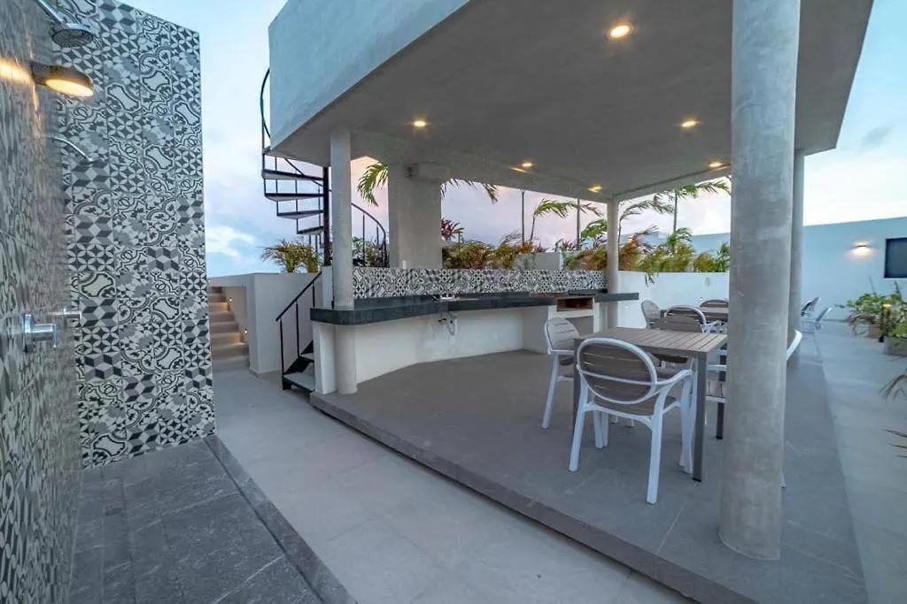 Apartmán Departamento Nuevo En Playa Del Carmen Centro Mexiko